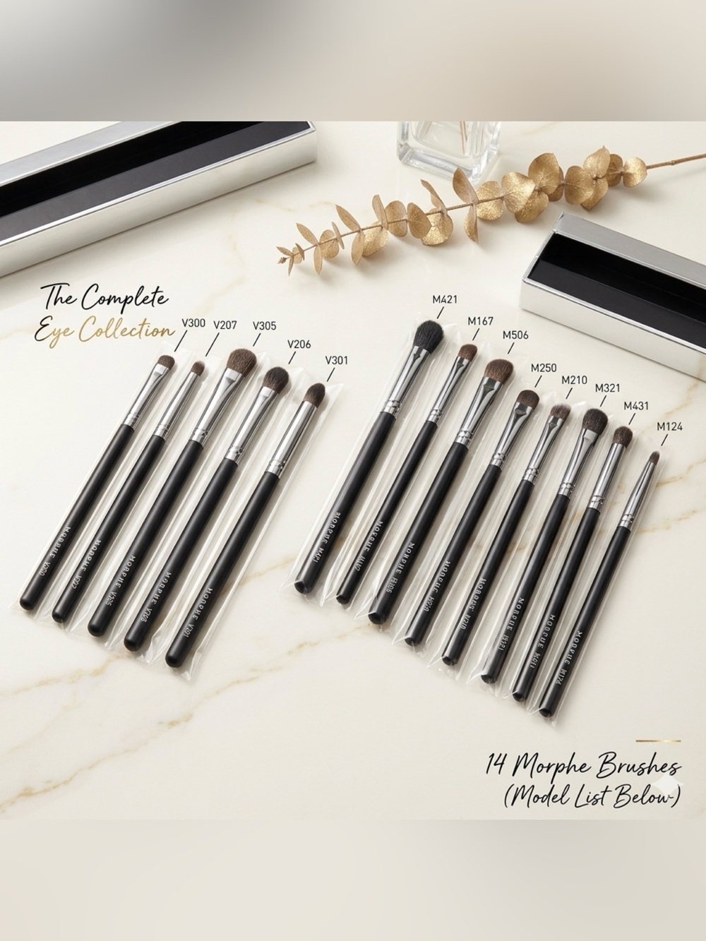 Morphe 14-Piece Eye Brush Set